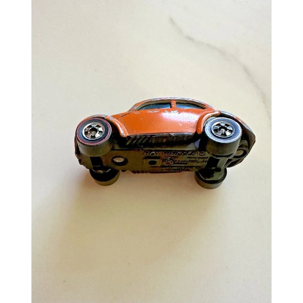 Hot Wheels 1967 Redline Volkswagen Beetle VW Bug Custom Orange Vintage Mattel